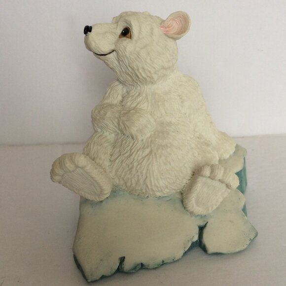 Natures Friends Polar Bear on Iceberg Figurine Summit Collection Vintage 1991 - Picture 2 of 7